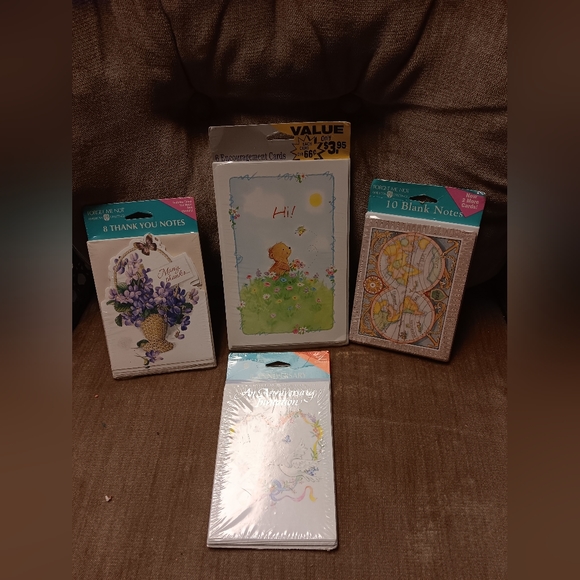 4 Packs Assorted Greeting Cards - Picture 1 of 4